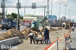 Tổ chức trở lại nút giao thông Ngũ Hành Sơn - Hồ Xuân Hương