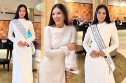 Diện áo dài tại Israel, Kim Duyên ghi điểm tuyệt đối với fan Miss Universe: Nền nã rất Việt Nam