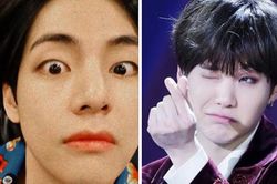 Suga và V BTS như có 'thần giao cách cảm'