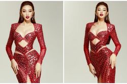 Thùy Tiên bất ngờ thay trang phục dạ hội thi Bán kết Miss Grand International 2021 tối nay