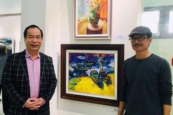 Nắng biển của họa sĩ Vi Quốc Hiệp được trưng bày tại Triển lãm Mỹ thuật Hải Phòng 2021