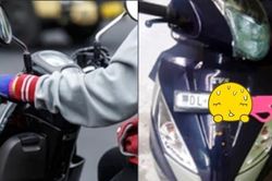Nữ sinh viên Ấn Độ được bố tặng xe máy, nhưng chỉ vì biển số mà không dám đi xe ra đường