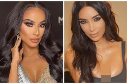 Thi Miss Universe, Kim Duyên khoe diện mạo hao hao 'Kim siêu vòng 3'