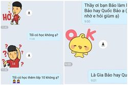 Bá đạo màn trả lời tin nhắn học trò của giáo viên 'lầy lội'