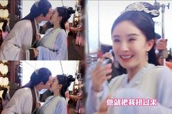 Hậu trường cảnh hôn của 'Hộc châu phu nhân': Trần Vỹ Đình khiến Dương Mịch cười ngất vì quá thản nhiên