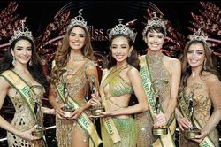 Hình ảnh đầu tiên của Miss Grand 2021 Thùy Tiên và top 4 sau khi đăng quang, đẹp nức lòng thiên hạ