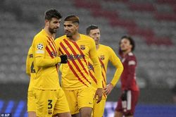 Thua đậm Bayern Munich, Barcelona xuống chơi Europa League