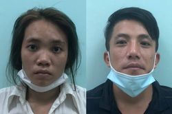 Cặp đôi chở theo bé trai đi trộm ở TP.HCM
