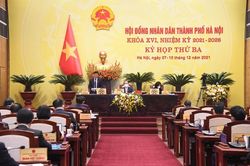 Bế mạc Kỳ họp thứ 3, HĐND TP khóa XVI: Hoàn thành việc thông qua 20 nghị quyết quan trọng