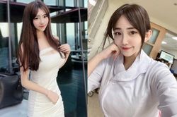 Nữ y tá 'xinh nhất Đài Loan' khoe gu thời trang cực nóng bỏng