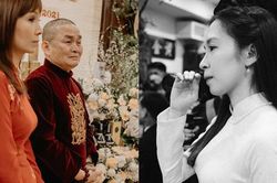 Ăn hỏi con gái Xuân Hinh: Bố cô dâu bật khóc, Thanh Thanh Hiền đến hát mừng gia đình bạn thân