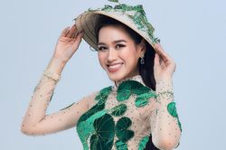 Tiết lộ thêm về bộ trang phục 'rau má' được Đỗ Thị Hà mang đến 'Miss World 2021'