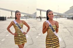 Kim Duyên khoe visual 'khét lẹt' trước thềm Chung kết Miss Universe