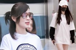 Xa Thi Mạn lọt danh sách những người diện thời trang bắt mắt ở sân bay