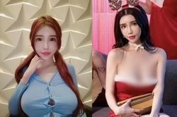 Mỹ nhân diện đồ Noel gợi cảm hết nấc, khoe vòng 1 'ná thở'