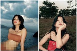 'Bạn gái tin đồn' HLV Rap Việt lâu lâu thả dáng 'đỉnh của chóp'