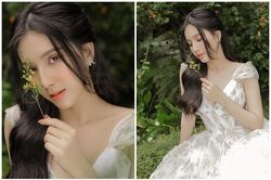 Hóa nàng thơ, hot girl Thiên An chứng minh nhan sắc 'gái một con'