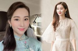 Đặng Thu Thảo rạng ngời với áo dài