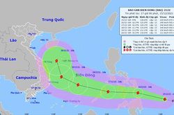 Bão Rai giật cấp 16 khi vào Biển Đông, miền Bắc đón không khí lạnh
