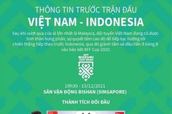 Thông tin trước trận đấu Việt Nam-Indonesia