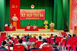 Kỳ họp thứ ba, HĐND huyện Sốp Cộp khóa IV