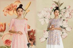 Siêu mẫu Ngọc Quyên trẻ trung như đôi mươi khi mix áo dài với chân váy xòe yểu điệu