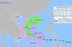 Dự báo thời tiết: Tin bão khẩn cấp (cơn bão số 9) và không khí lạnh tăng cường ở miền Bắc