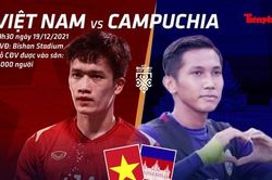 Tương quan trước trận Việt Nam - Campuchia: Chơi đôi công trước Việt Nam