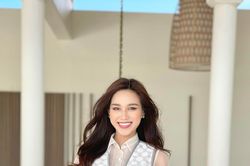Đỗ Thị Hà rạng rỡ trên đất Mỹ trước khi về Việt Nam, sau khi chung kết Miss World bị hủy