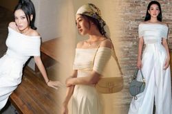Đụng hàng cùng Tiểu Vy, Kỳ Duyên nhưng Lương Thùy Linh vẫn có cách để không 'chìm nghỉm'
