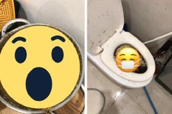 Hot girl bị 'tố' ở bẩn: Phòng ngập rác, bồn cầu đen xì