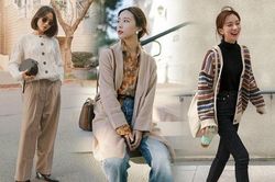 Áo cardigan phối với 4 kiểu quần này là sành điệu nhất