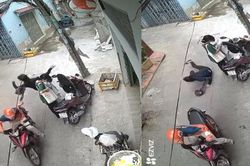 Công an vào cuộc, bắt giữ nghi can giật túi xách khiến người phụ nữ ngã úp mặt
