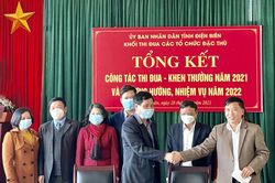 Hội Nhà báo tỉnh Điện Biên dẫn đầu Khối thi đua các tổ chức đặc thù