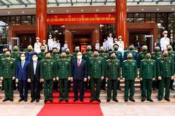 Chủ tịch Nước Nguyễn Xuân Phúc dự Hội nghị Quân chính toàn quân năm 2021