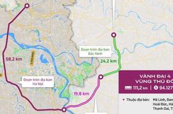 Hà Nội sẽ trình Chính phủ dự án đường vành đai 4 trong tuần này