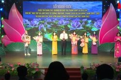 Trao giải Cuộc thi sáng tác, quảng bá các tác phẩm văn học - nghệ thuật và báo chí về chủ đề 'Học tập và làm theo tư tưởng, đạo đức, phong cách Hồ Chí Minh' năm 2020-2021 và Giải báo chí 'Búa liềm vàng' tỉnh An Giang lần thứ I năm 2021