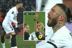 Sergio Ramos lập kỷ lục… thẻ đỏ mới, PSG suýt thua Lorient