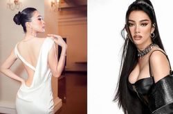 Hoa hậu Tiểu Vy khoe trọn lưng trần quyến rũ, Cẩm Đan diện váy cúp ngực nóng bỏng
