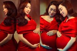 Bộ ảnh bầu cuốn hút của vợ Chi Bảo trước ngày lâm bồn