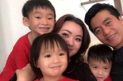 Xuân Mai khoe khung ảnh gia đình hạnh phúc