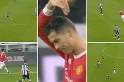 Đồng đội ở MU khổ sở chuyền bóng cho Ronaldo