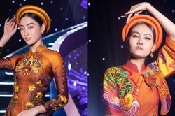 Hoa hậu Lương Thùy Linh diễn áo dài cùng Quán quân The Next Face