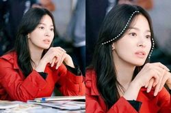 Nàng mặt vuông góc cạnh hãy để kiểu tóc mái chữ S để xinh như Song Hye Kyo và Shin Min Ah