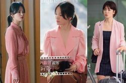 Song Hye Kyo chưa bao giờ mắc lỗi khi diện đồ màu hồng