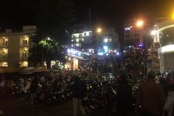 Du khách đông nghẹt tại Đà Lạt tối đầu năm