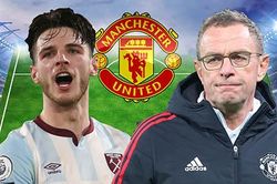 Declan Rice phù hợp với hệ thống 4-2-2-2 của Rangnick tại Man United