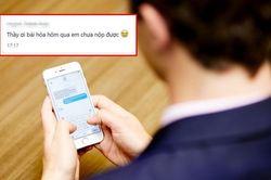 Lo lắng vì chưa kịp nộp bài, nam sinh nhận được tin nhắn của thầy giáo ngày đầu năm mà rưng rưng cảm động