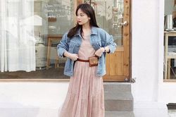 Bật mí một vài công thức mix áo khoác jean giúp chị em nâng vẻ sành điệu ngày đông