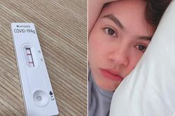Mắc COVID-19, Á hậu Hoàng My không sợ hãi